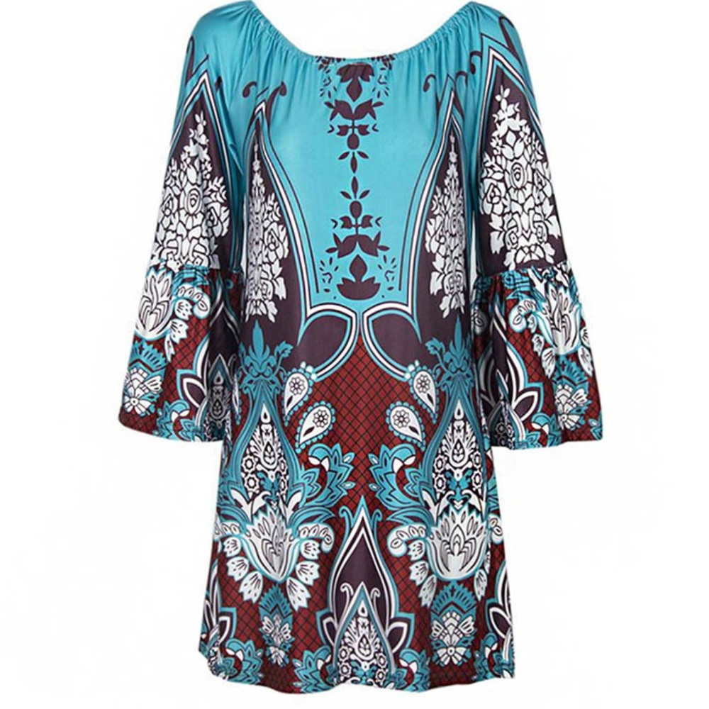 NWT  Moroccan-inspired Kaftan Dress - Picture 5 of 5
